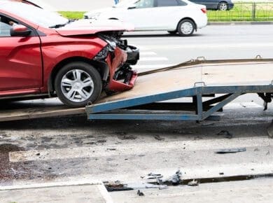 Tow Truck For Emergency Car Move