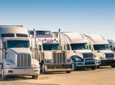 Generic types of semi trucks that could be involved in accidents