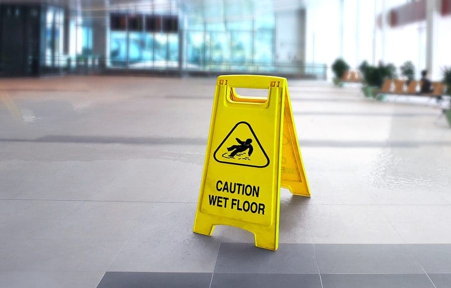 wet floor sign