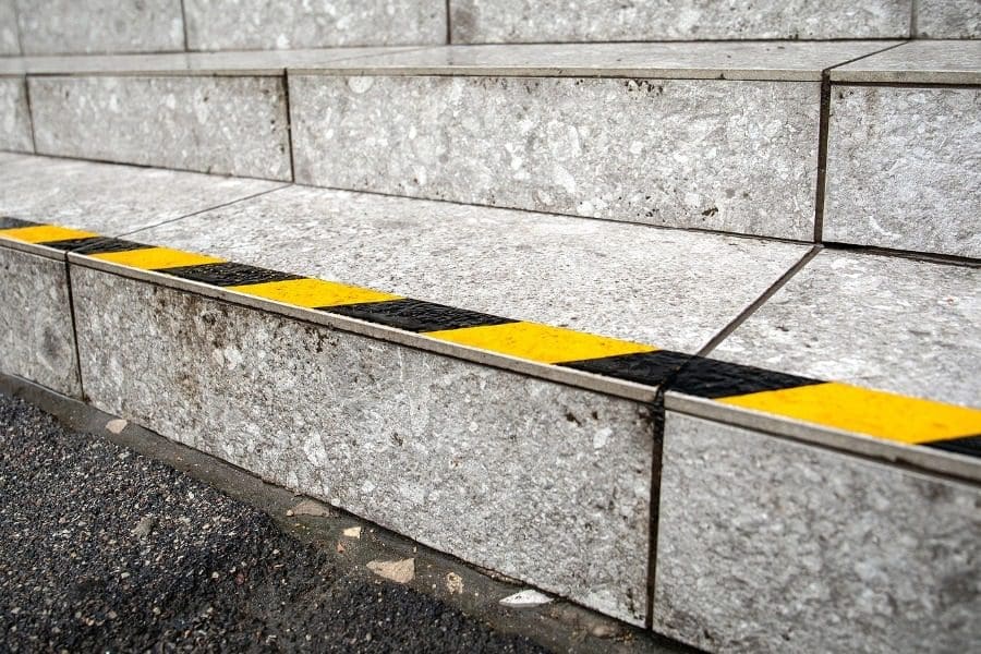 slippery stairs