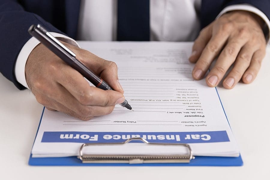 car insurance form