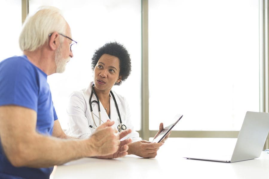 Elderly Caucasian Doctor