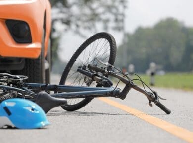 tampa personal injury accident car crash with bicycle