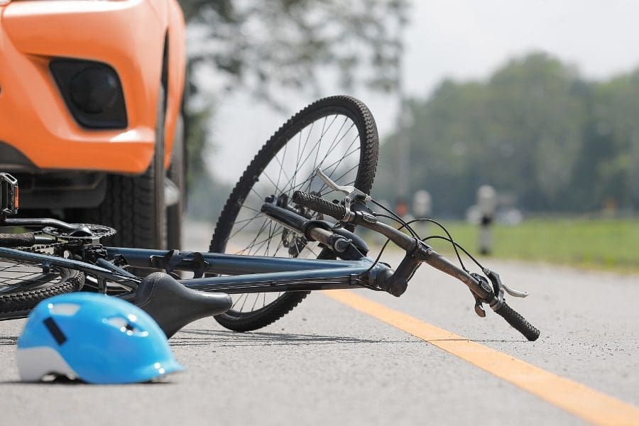 tampa personal injury accident car crash with bicycle