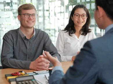 clients speaking with a personal injury lawyer during a free consultation